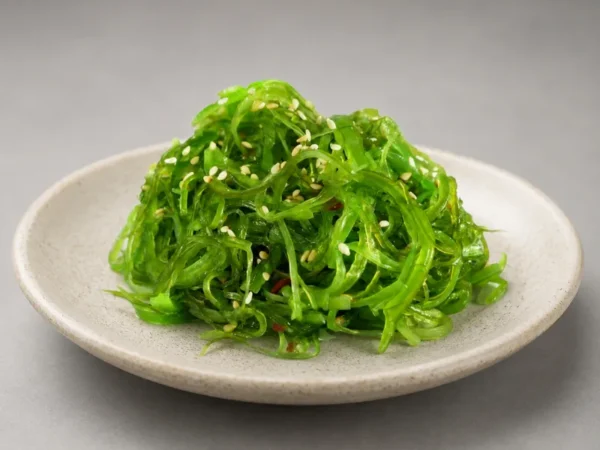 Wakame jūros dumblių salotos