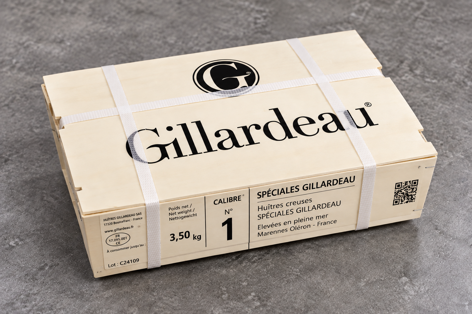 Austrės Gillardeau NO1 24vnt