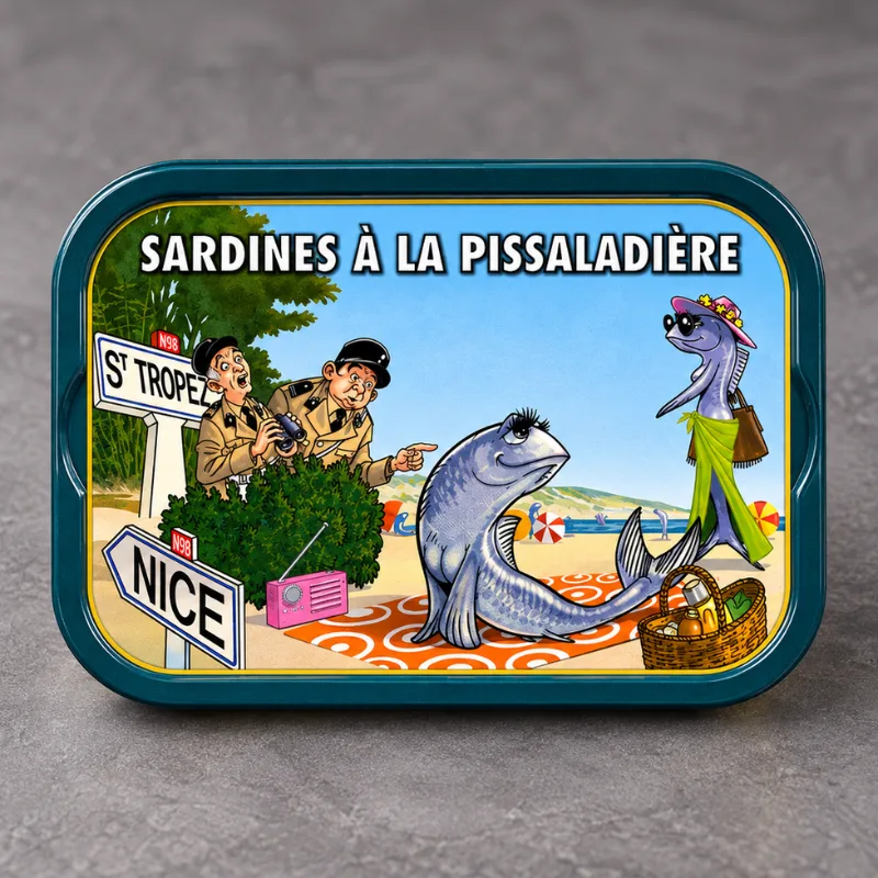 La Bonne Sardinės su Provanso stiliaus svogūnais ir alyvuogėm